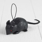 Joke rubber Mouse, black