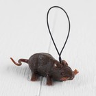 Funny rubber "Mouse", color brown