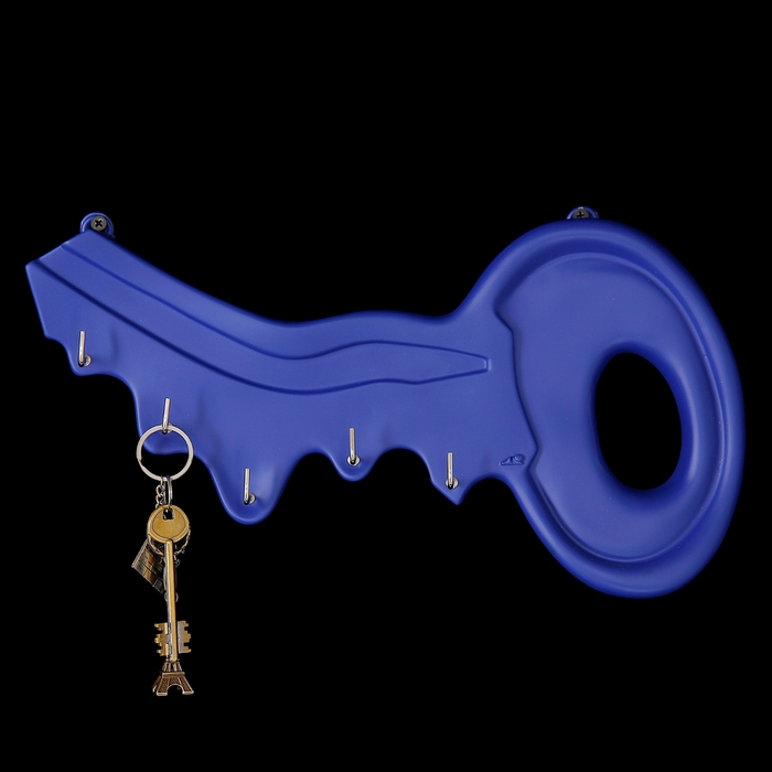 Ключница "Ключ" синяя