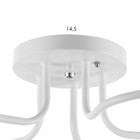 Люстра 1341001/5WT E27 15Вт белый - фото 2723629