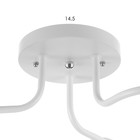 Люстра 1341002/3BL E27 15Вт белый-синий - фото 2723645