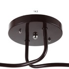 Люстра 1341003/2WT E27 15Вт коричневый - фото 2723657