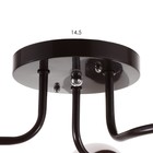 Люстра 1341003/3WT E27 15Вт коричневый - фото 2723665