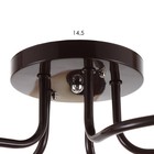 Люстра 1341003/5BR E27 15Вт коричневый - фото 2723669