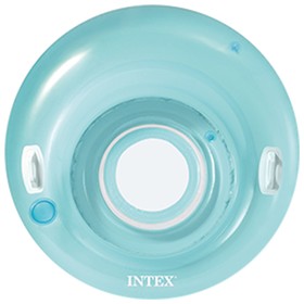 Raft for swimming with handles, with a mesh bottom 119 cm, from 8 years old, color MIX 58883NP INTEX. 