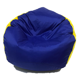 Кресло-мешок «Кроха», ширина 70 см, высота 80 см, цвет васильково-желтый, плащёвка