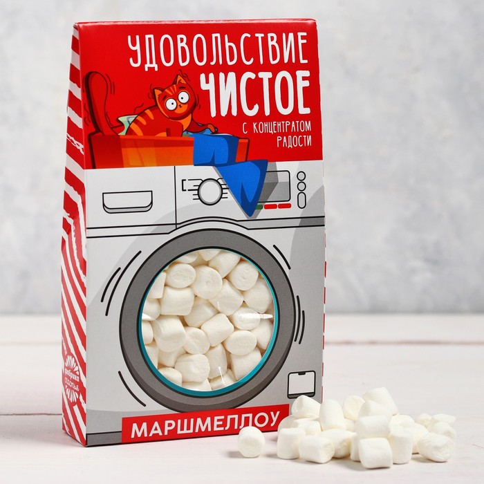 Маршмеллоу в коробке "Удовольствие чистое", 50 г
