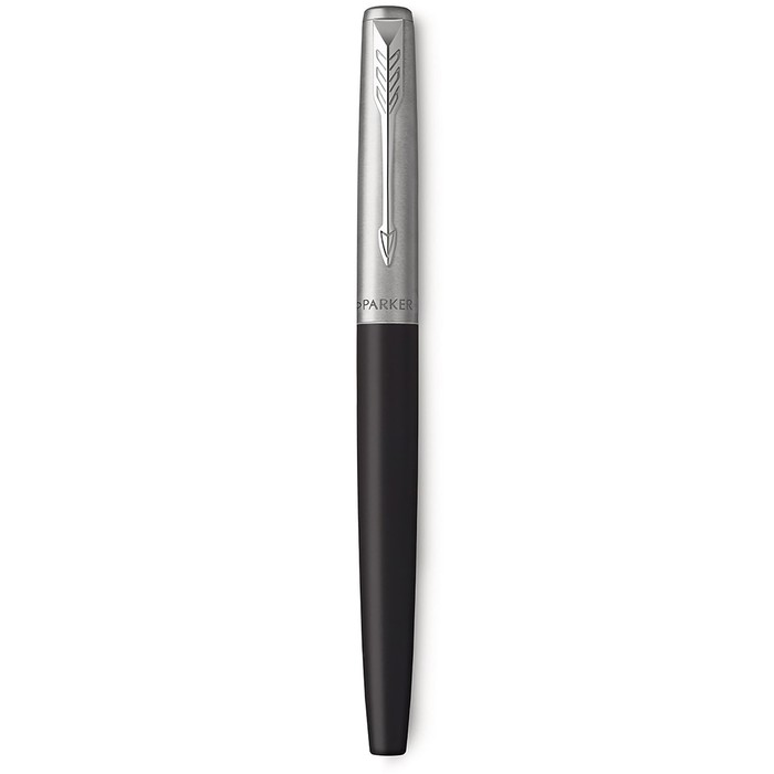 Ручка перьевая Parker Jotter Core F63 Bond Street Black CT M, корпус из нержавеющей стали - фото 282715187