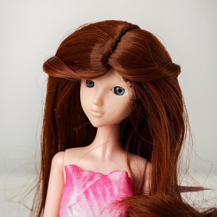Волосы для кукол «Волнистые с хвостиком» размер маленький, цвет 30Y