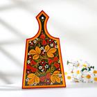 Cutting Board zemlyanichka, medium, 16×30×0.7 cm, Khokhloma Cutting Board zemlyanichka, medium, 16×30×0.7 cm, Khokhloma