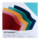 Гладкий кардсток American Craft «Jewel tones», 30.5х30.5 см, 60 листов Гладкий кардсток American Craft «Jewel tones», 30.5х30.5 см, 60 листов