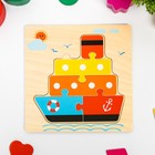 Игрушка развивающая пазл «Пароход» 0,3×15×15 см Игрушка развивающая пазл «Пароход» 0,3×15×15 см