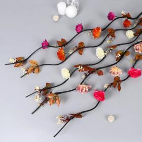 Decor the branch "rose wavy" 150 cm mix (price for 1 piece) packing 5pcs