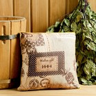Подушка из кавказских трав на основе листьев дуба и эвкалипта, 27×27 см Подушка из кавказских трав на основе листьев дуба и эвкалипта, 27×27 см