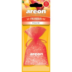 Ароматизатор на зеркало Areon Pearls мешочек персик, 50 г 704-ABP-10 4605349