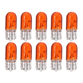 Buy Cartage ORANGE T10 W5W halogen lamp, 5 W, 12 V, set of 10 Online ...