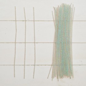 Проволока с ворсом для поделок «Блеск», набор 50 шт, размер 1 шт: 30×0,6 см, цвет перламутр