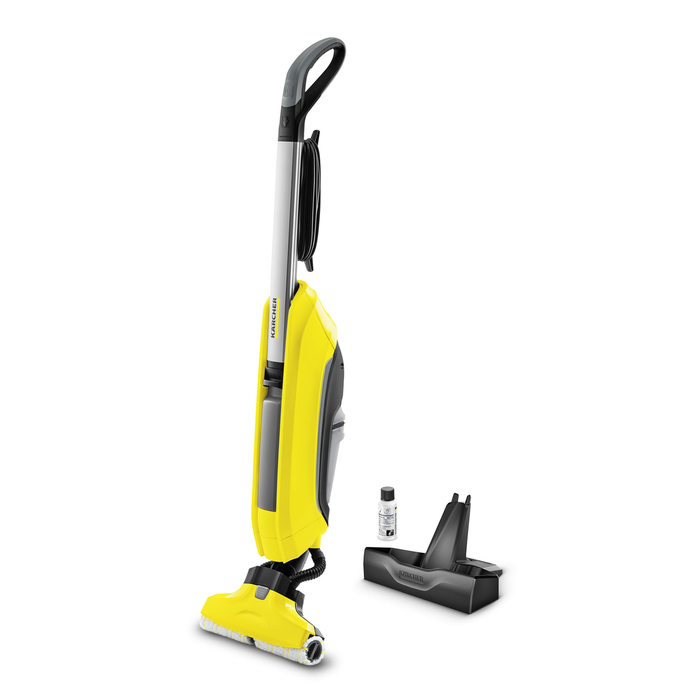 Пылесос Karcher FC 5, для влажной уборки, 460 Вт, 0.4 л, 500 об/мин, серо-жёлтый 4614716