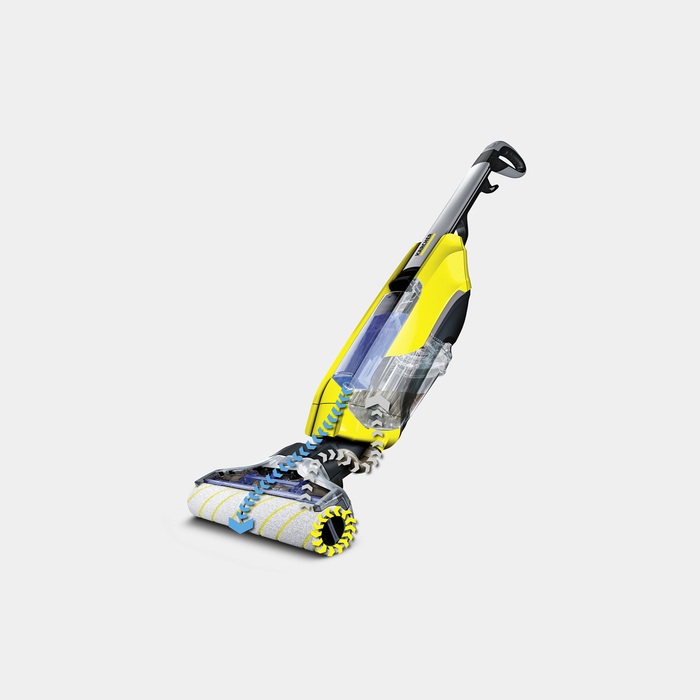 Пылесос Karcher FC 5, для влажной уборки, 460 Вт, 0.4 л, 500 об/мин, серо-жёлтый 4614716 - фото 43349