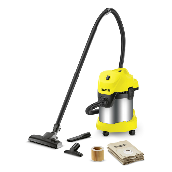 Пылесос Karcher WD 3 Premium Home, 1000 Вт, всасывание 200 Вт, 17 л, шланг 2 м 4614696