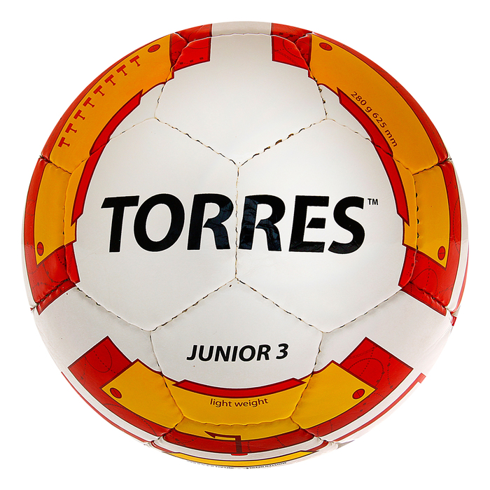 Мяч футбольный Torres Junior-3, F30243, вес 270-290 грамм, размер 3