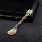 Spoon "Arkhangelsk - a Monument to Peter I" (marine form), 11 x 2.2 cm