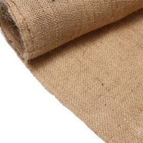 The material is jute, a 1.1 × 8 m, density 260 g/m2, weave 46/40