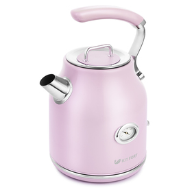 Чайник электрический Kitfort KT-663-3, металл, 1.7 л, 2200 Вт, розовый