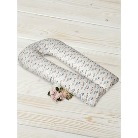 Наволочка на подушку для беременных, размер 35 × 340 см,  принт техас