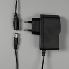 Гирлянда «Бахрома» 2.5 × 0.7 м роса с насадками «Шарики», IP20, серебристая нить, 150 LED, свечение тёплое белое, 12 В 4357022