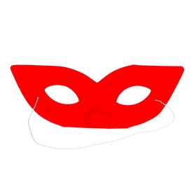 Carnival mask, color red