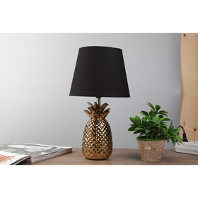 Desk lamp with a Pineapple lampshade E14 gold 20x20x36.5 cm