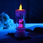 Светодиодная фигура «Свеча с женихом и невестой», 10 × 26 × 10 см, батарейки ААх3 (не в комплекте), свечение мульти (RGB) - фото 2114058