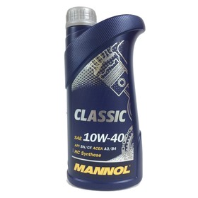 Масло моторное MANNOL 10w40 п/с Classic, 1 л 3946732