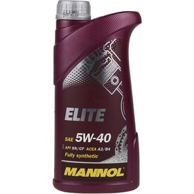 Масло моторное MANNOL 5w40 син. ELITE, 1 л 3946844
