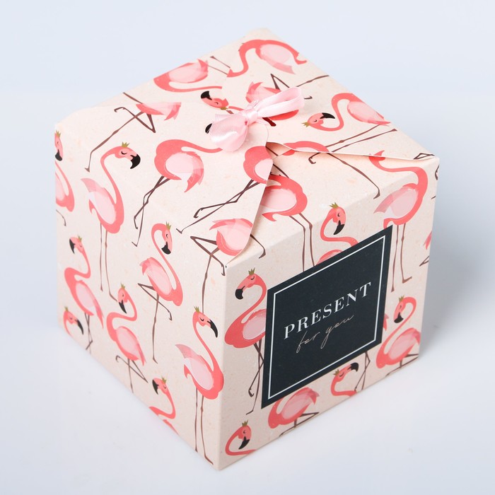 Коробка складная Present for you, 12 × 12 × 12 см - фото 798320498 Коробка складная Present for you, 12 × 12 × 12 см - фото 798320498