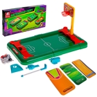 Игра настольная, 4 в1, баскетбол, боулинг, гольф, аэрофутбол