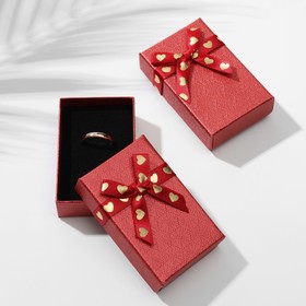 Коробочка подарочная под набор "Влюбленность", 5*8, цвет красный