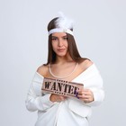 Карнавальный набор «Кокетка» повязка, бусы ,табличка Карнавальный набор «Кокетка» повязка, бусы ,табличка