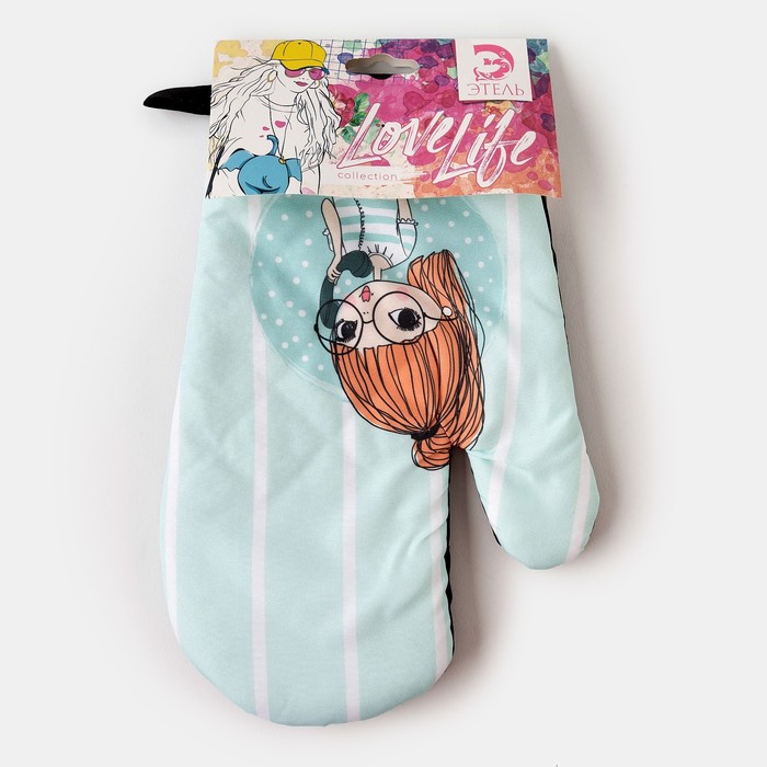 Варежка Этель Love Life "Виола" 26*16 см, 100% п/э - фото 798327123