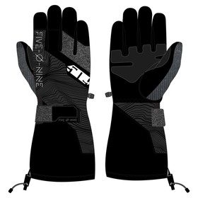 Перчатки 509 Backcountry с утеплителем, серый, чёрный, M