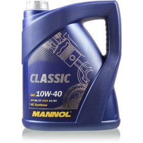 Масло моторное MANNOL 10w40 п/с Classic, 5 л 3946734