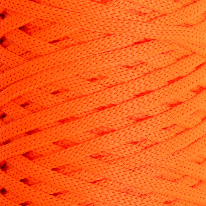 Шнур для вязания "Классика" 100% полиэфир 3мм 100м  (503 люм.оранж)
