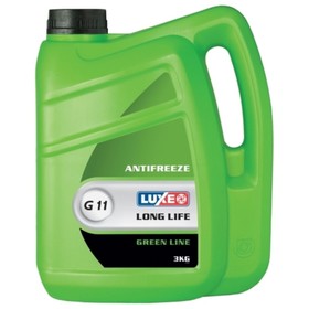 Антифриз LUXE Long Life G11, зелёный, 3 кг 4408927