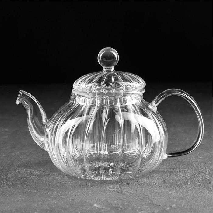 Чайник заварочный «Диана. Доляна», со стеклянным ситом, 600 мл