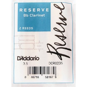 Трости DCR0245 Reserve для кларнета Bb, размер 4.5, 2шт.