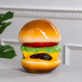 Копилка "Гамбургер", разноцветная, керамика, 17 см