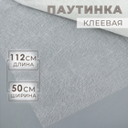 Паутинка клеевая, 32 гр/кв метр, 112 × 50 см, цвет белый Паутинка клеевая, 32 гр/кв метр, 112 × 50 см, цвет белый