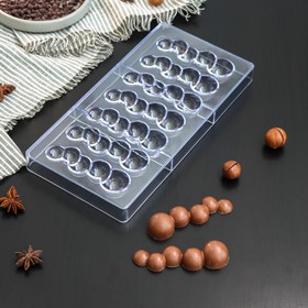 Форма для шоколада «Воздушный», 7 ячеек, 33x16,2x2,5 см