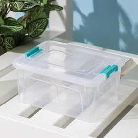 Контейнер для хранения с крышкой Smart Box, 800 мл, 16×12×7,5 см, цвет МИКС
